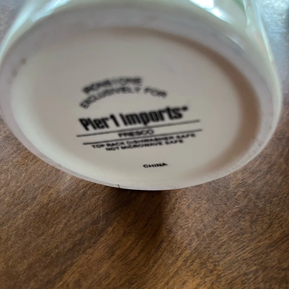 Pier 1 Imports Ceramic Vinegar or oil decanter